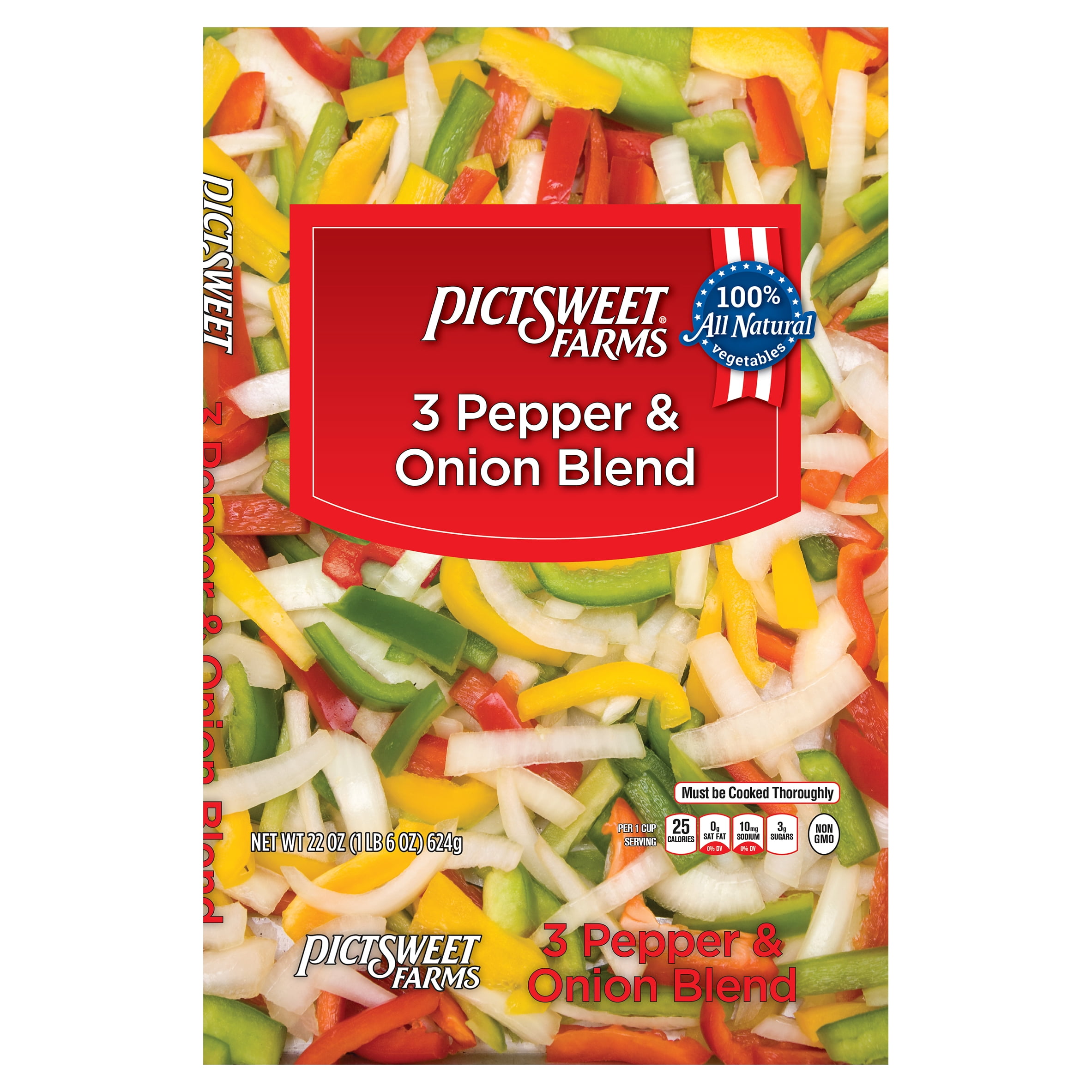 Pictsweet Farms® 3 Pepper & Onion Blend, Frozen, 22 oz