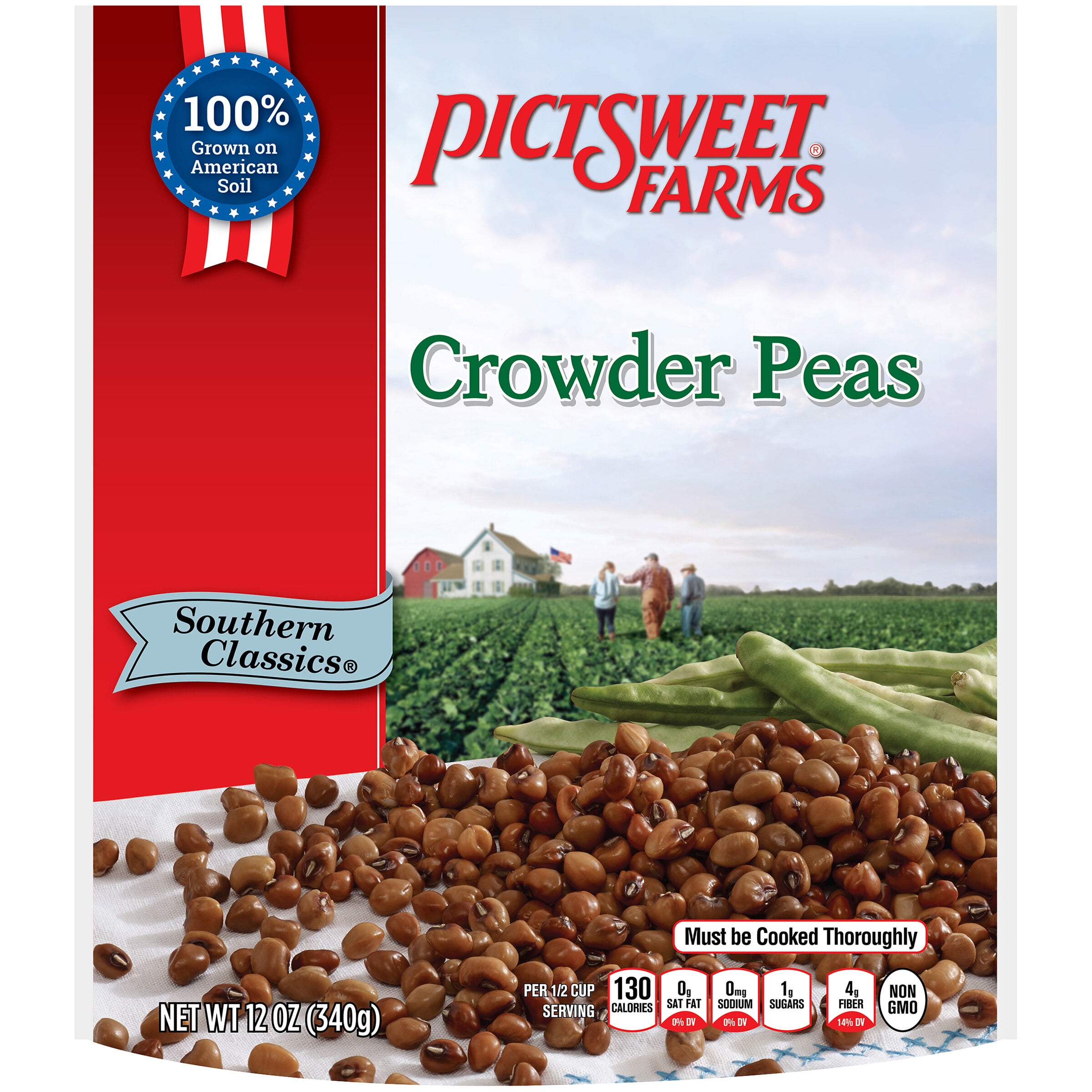 Pictsweet Farms® Southern Classics® Crowder Peas 12 oz. Bag