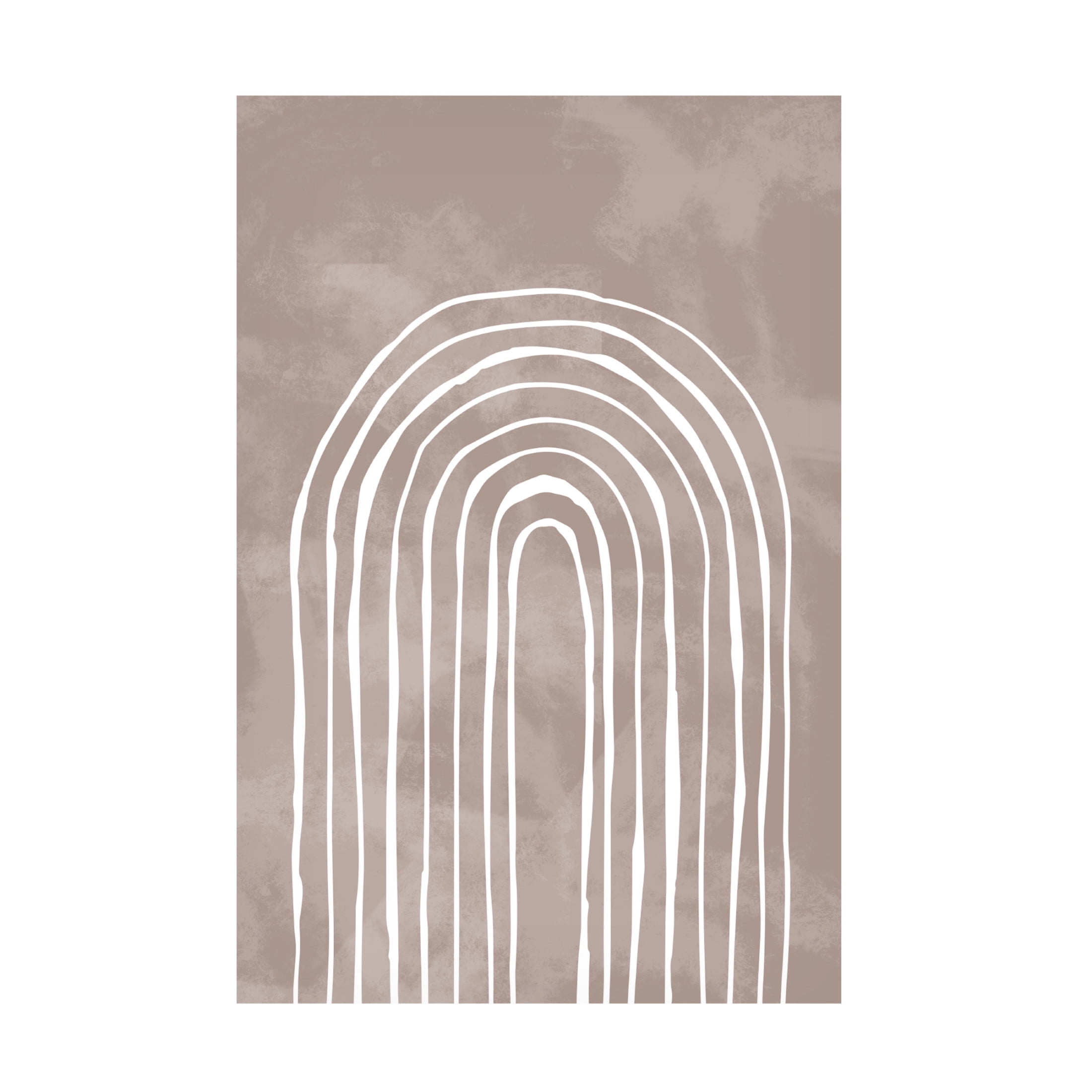 Pictufy Studio II 'Arch One Way 3 White' Canvas Art - 22 x 32 Inches