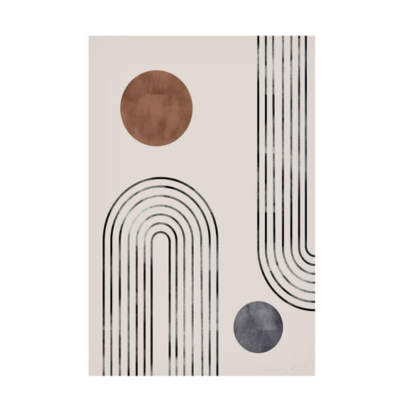 Pictufy Studio II 'Archs And Buds' Canvas Art - 12 x 19 Inches