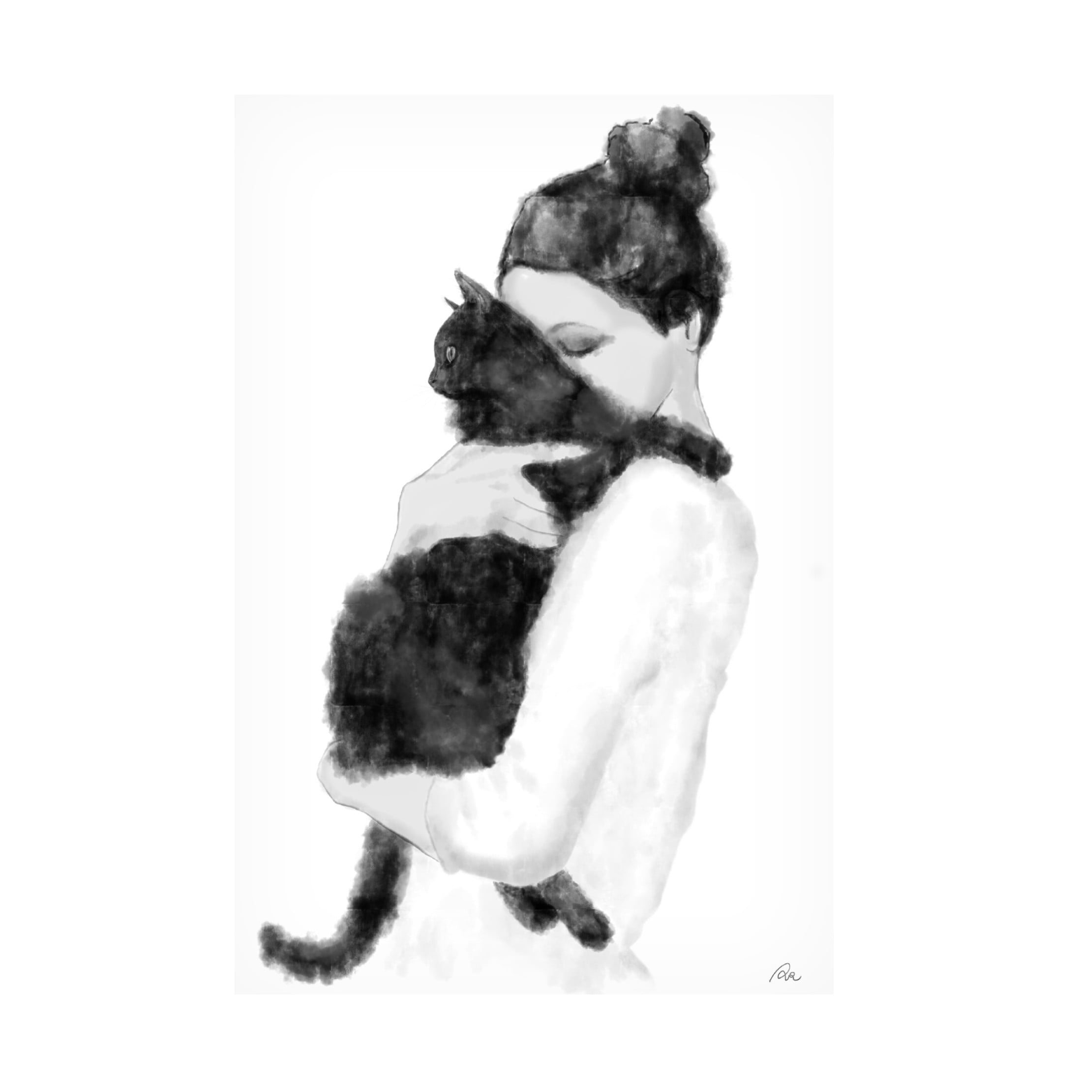 Pictufy Studio II 'Cat Lover' Canvas Art - 22 x 32 Inches