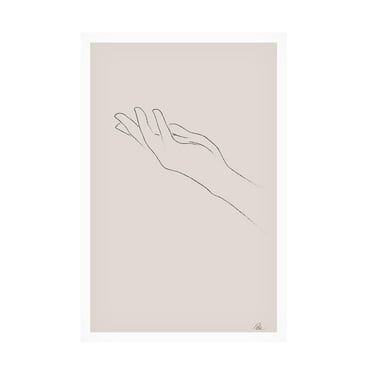 Pictufy Studio II 'Hand Drawing' Canvas Art - 12 x 19 Inches