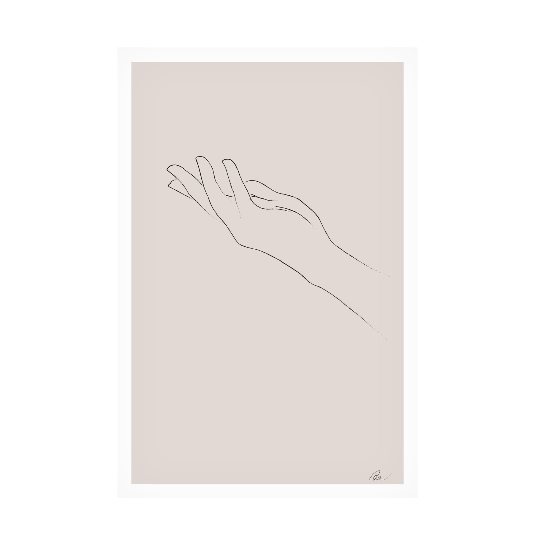 Pictufy Studio II 'Hand Drawing' Canvas Art - 30 x 47 Inches
