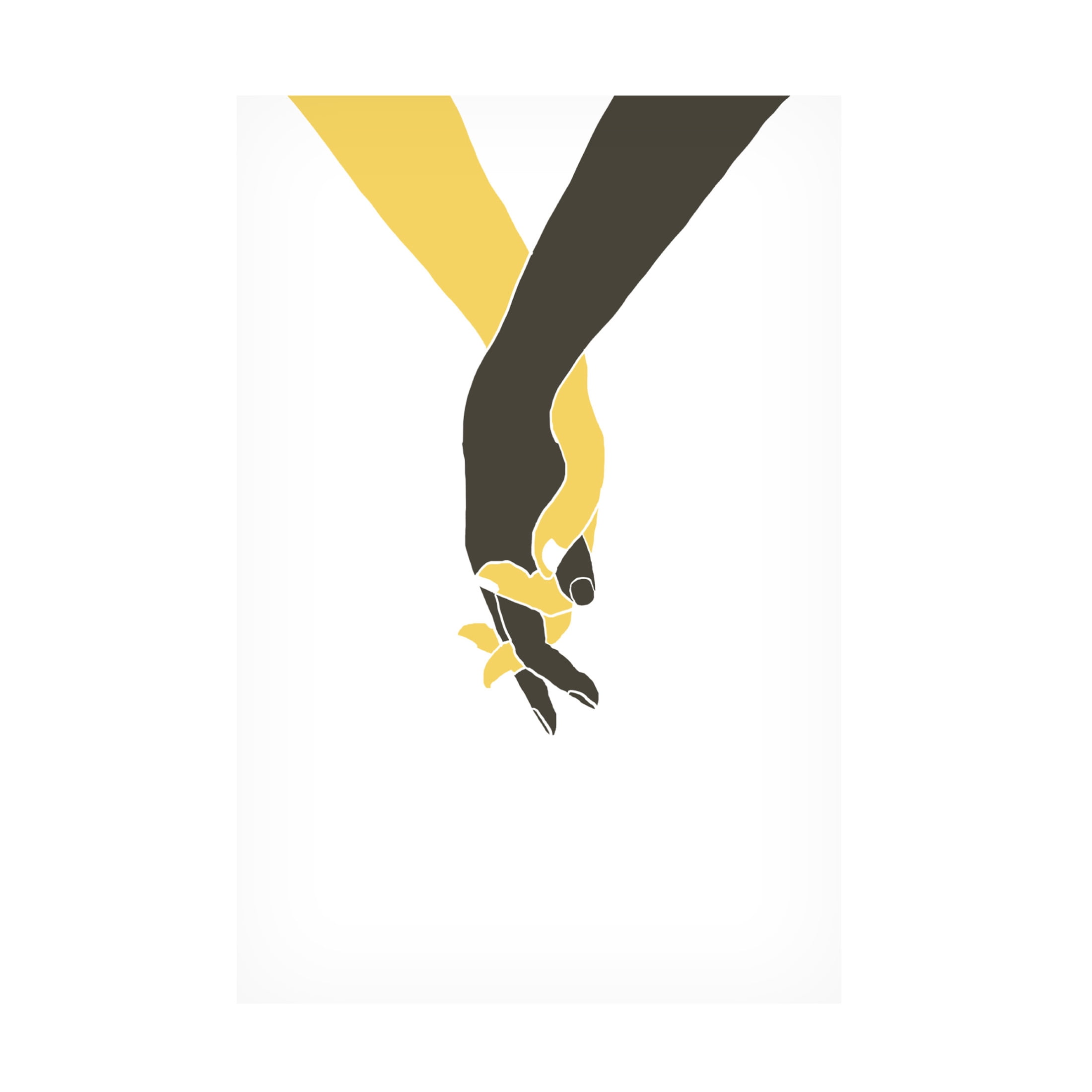 Pictufy Studio II 'Holding Hands' Canvas Art - 30 x 47 Inches