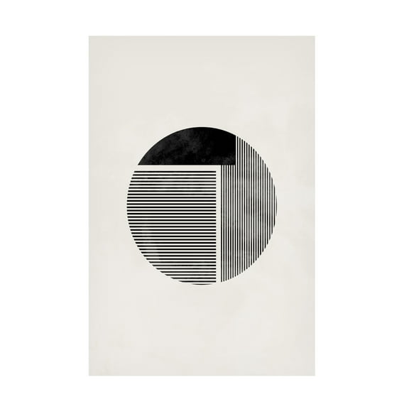 Pictufy Studio II 'Minimalist Round' Canvas Art - 12 x 19 Inches