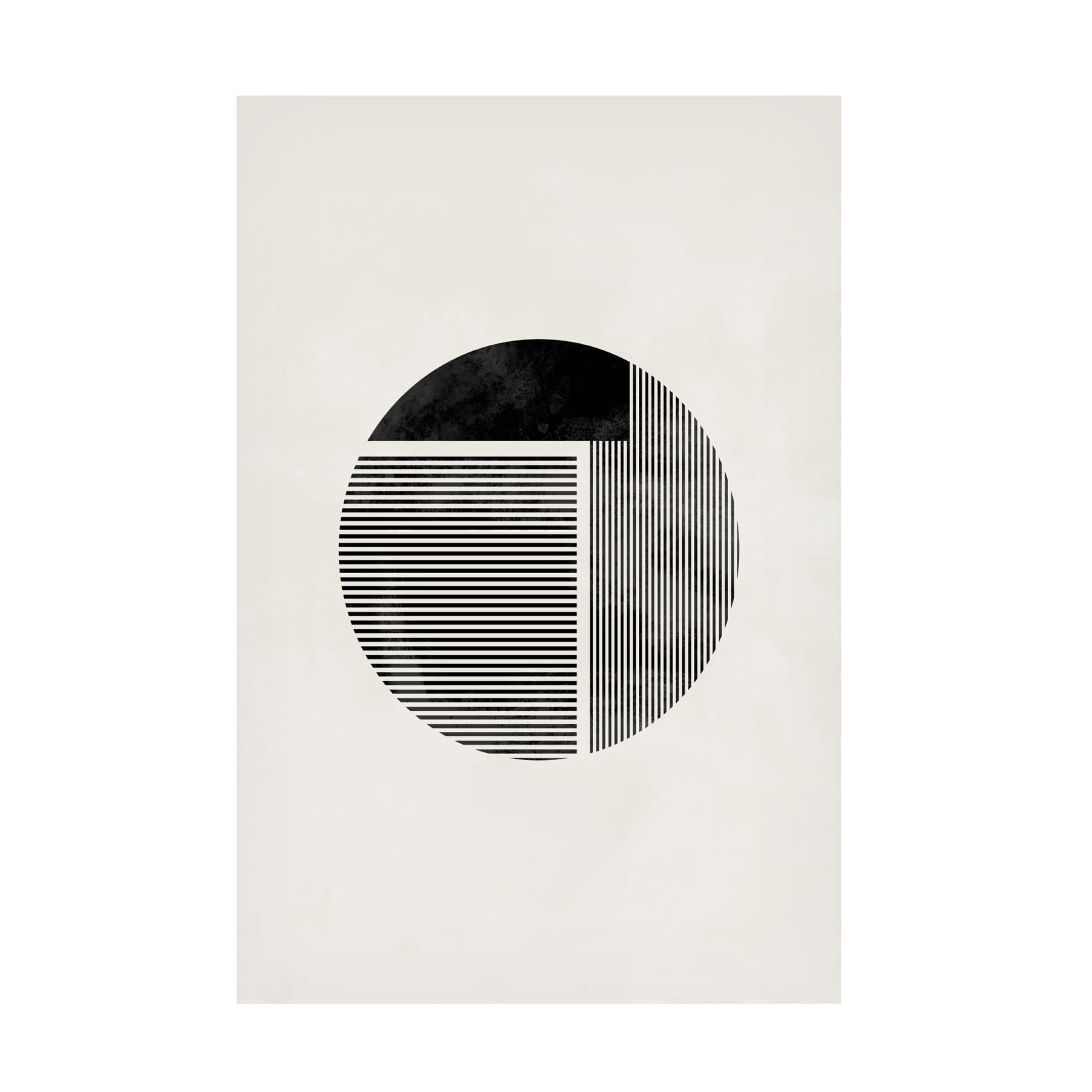 Pictufy Studio II 'Minimalist Round' Canvas Art - 16 x 24 Inches