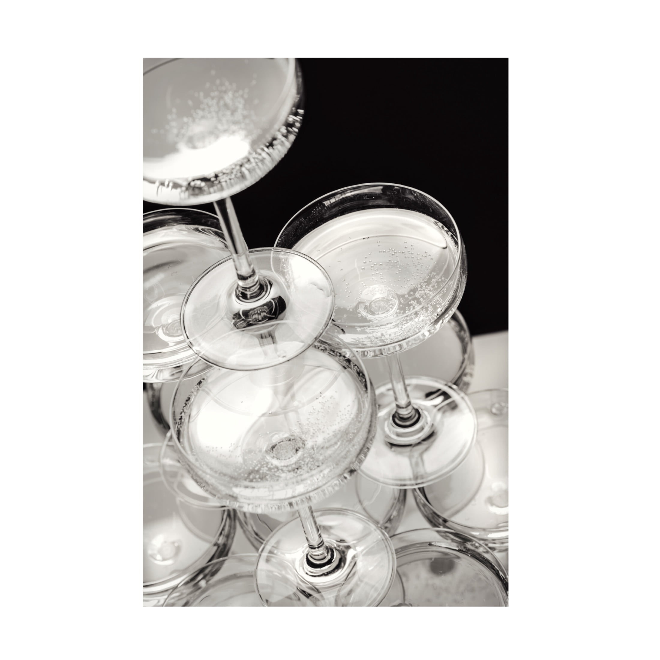 Pictufy Studio III 'Champagne Tower 5' Canvas Art - 12 x 19 Inches