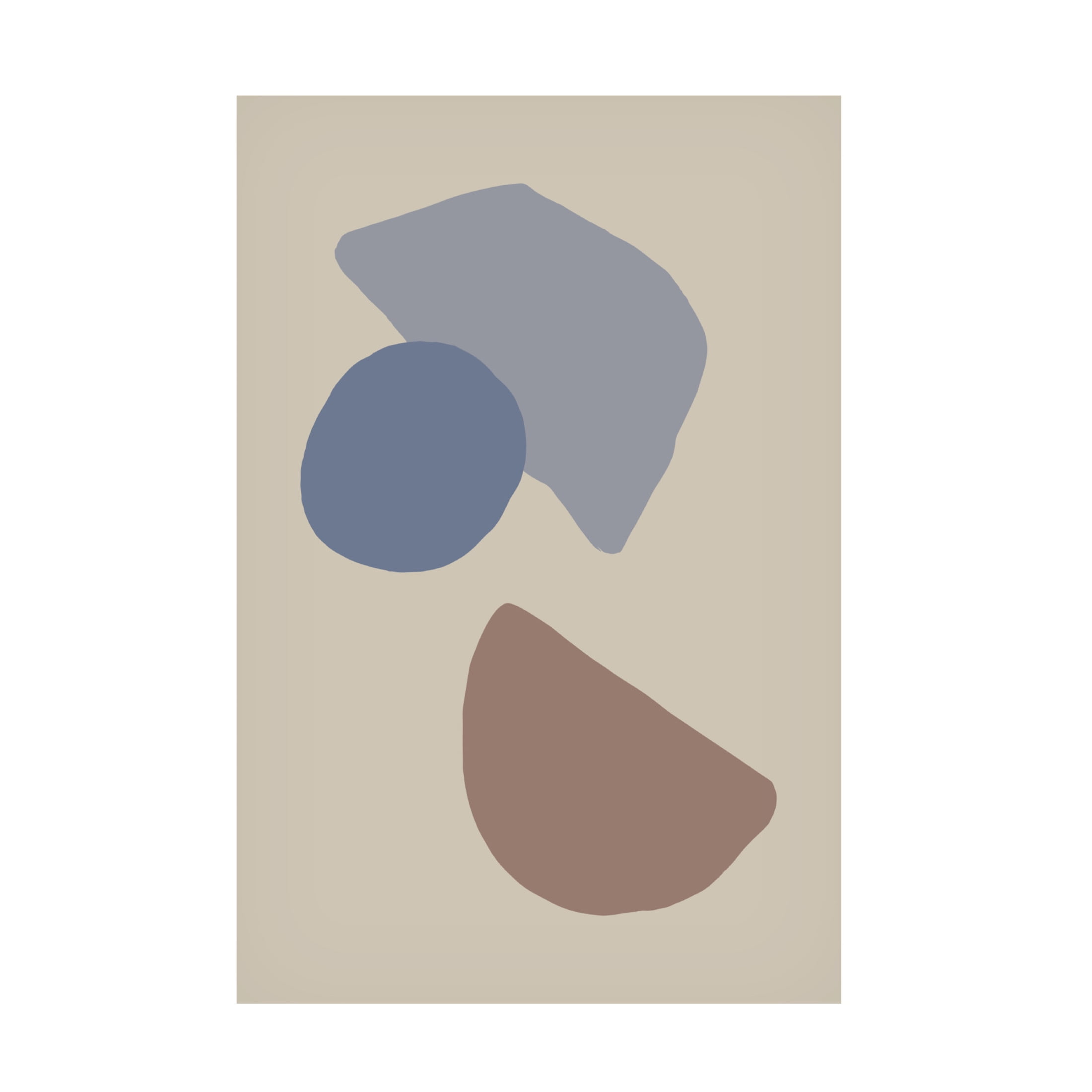 Pictufy Studio 'Organic Shapes 4' Canvas Art - 16 x 24 Inches