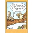 thumbnail image 1 of Pictura Flying Squirrel Eric Decetis Funny / Humorous Birthday Card, 1 of 2