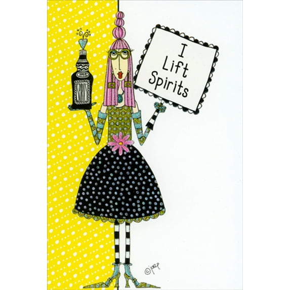 Pictura I Lift Spirits Dolly Mamas Funny / Humorous Birthday Card