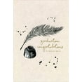 thumbnail image 1 of Pictura Ink Well And Feather Pen Graduation Congratulations Card, 1 of 2
