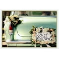 thumbnail image 1 of Pictura Just Married Vintage Car Snapshot Congratulations Wedding Card, 1 of 2