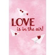 Pictura Love is in the Air Paper Planes Valentines Day Card for Someone Special