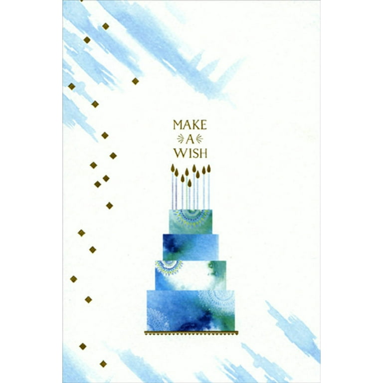 Pictura Make a Wish Birthday Cake Happy Buddha Birthday Card