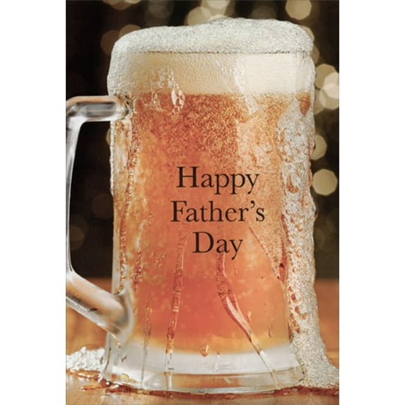 Pictura Overflowing Mug Of Beer Humorous / Funny Father's Day Card for Dad