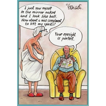 Pictura Perfect Eyesight Eric Decetis Funny / Humorous Anniversary Card