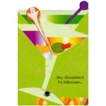 thumbnail image 1 of Pictura Spooky Martinis on Green Die Cut Z-Fold Halloween Card for Friend : Girlfriend, 1 of 2
