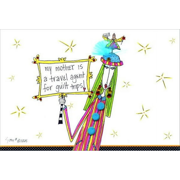 Pictura Travel Agent Dolly Mama Funny / Humorous Birthday Card