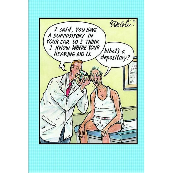 Pictura What's a Depository? Eric Decetis Funny / Humorous Birthday Card