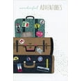 thumbnail image 1 of Pictura Wonderful Adventures Suitcases Sara Miller Retirement Congratulations Card, 1 of 2