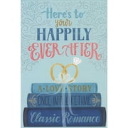 Pictura Your Happily Ever After Wedding Rings on Romantic Books Congratulations Wedding Card