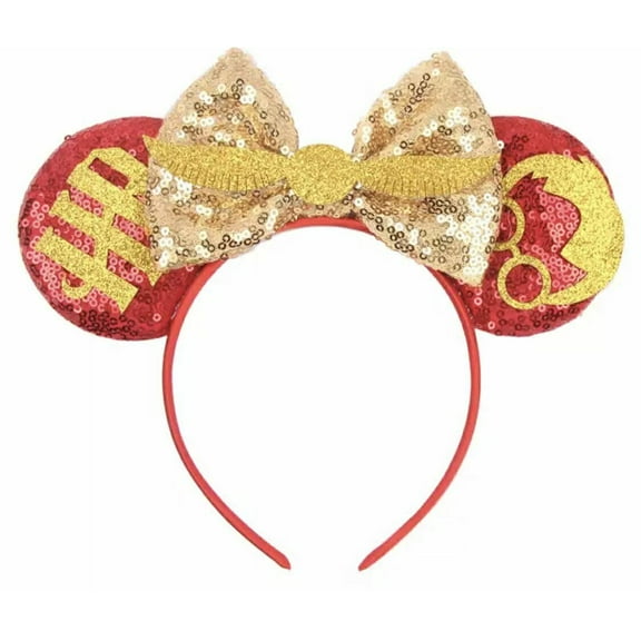 Picture 1 of 2  Minnie Mickey Mouse Ears headband Universal Studio Harry Potter HANDMADE Multicolor