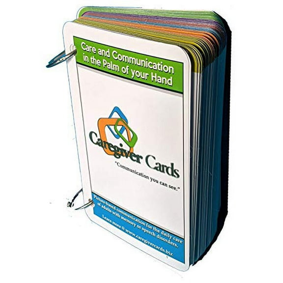 Picture Based Communication Cue Cards for Adults with Memory, Speech, and Cognitive Challenges Due to Alzheimer's, Dementia, TBI, Stroke, Nonverbal, Autism and Other Disorders