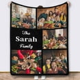 thumbnail image 1 of Picture Blankets Customized, 10 Photos Customized Blanket, Custom Picture Blankets, Gifts for Sister Dad Mom Daughter Son Blankets, 1 of 5