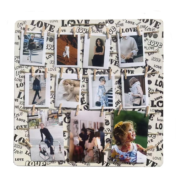 Picture Board, Photo Board, Photo Display, Picture Collage, Collage Frame, Polaroid Wall Display, Wall Decor, Memory, Postcard, Magnetic, Bulletin, Hanging with Clips, String, Bedroom