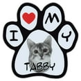 thumbnail image 1 of Picture Cat Paw Shaped Car Magnet - Tabby - Magnetic Bumper Sticker, 1 of 1