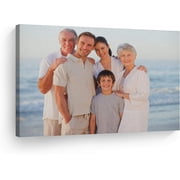 Picture Custom Canvas Print with your Photos Personalized Photo Custom Photo Prints w/Framed Gifts for men Wedding Gift