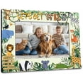 thumbnail image 1 of Picture Frame For 4"x6" Photos, Let's Get Wild, Cartoon Animal Photo Frames, Cute Wooden Frame, Family Friends Gift, Office & Home Desktop Decorations - A18$$Home Decor, Kitchen, & Other, 1 of 5