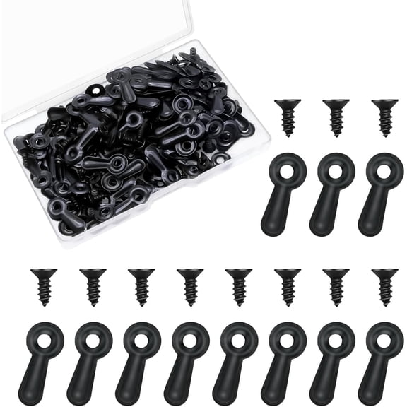 Picture Frame Backing Clips,360 Pcs Picture Frame Turn Button with 360 Pcs Screws Photo Frames Hardware Backing Clips to Hold Photo Painting Poster Photograph Frames Back Fasteners Repair Kit