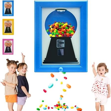 Picture Frame Candy Dispenser, Fun Candy Machine for Chocolate, Nuts, Party Decor