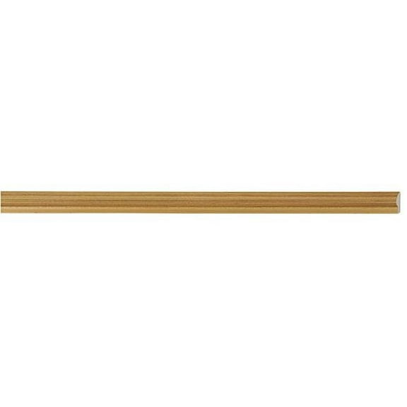 Picture Frame Fillet (Wood) 18Ft Bundle - Fillet Gold Finish - 0.625" Width - " Rabbet Depth