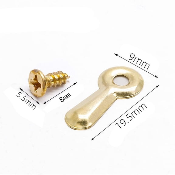 Picture Frame Hardware Swivel Metal Clips for Back of Frame, Rotating Tab Fasteners for Wall Art and Picture Frame Assembly Fixing