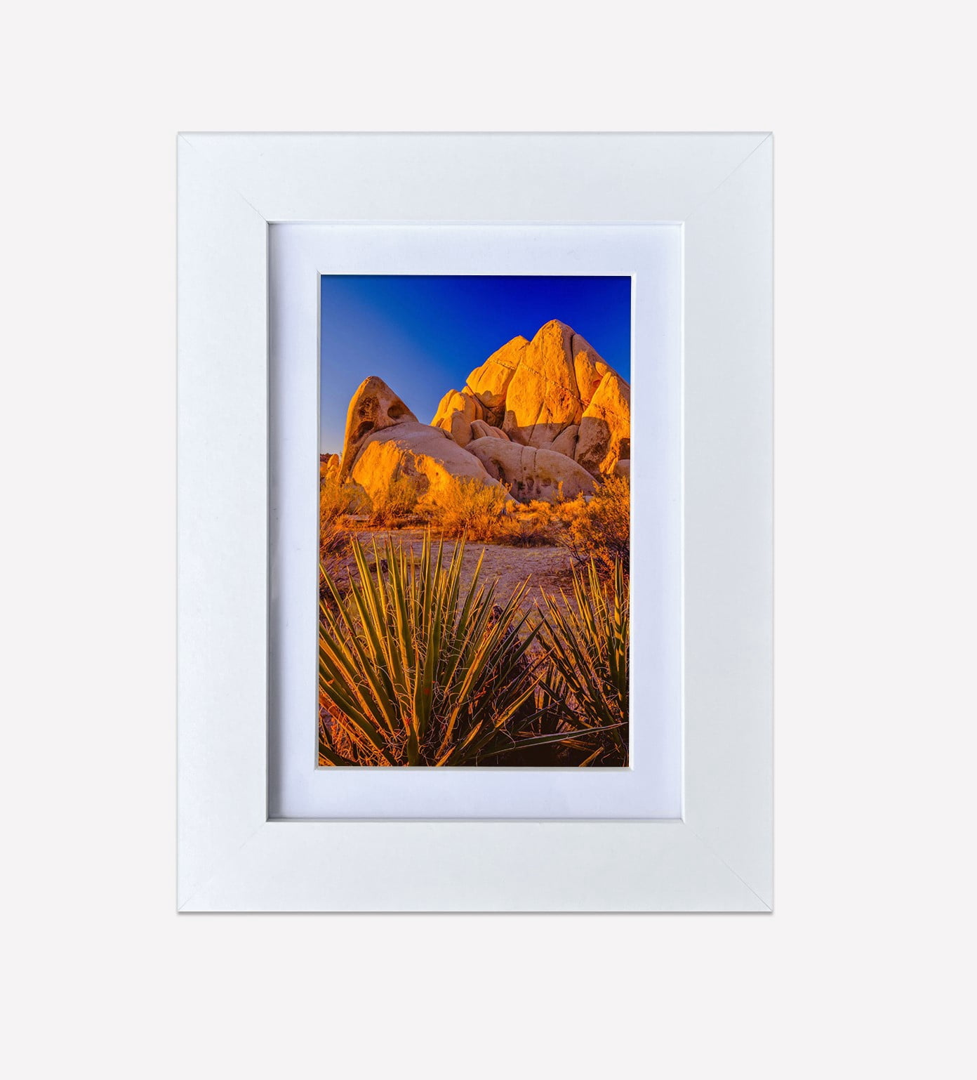 Picture Frame MDF White 5*7" Wall Mount & Tabletop Display, Pack of 10