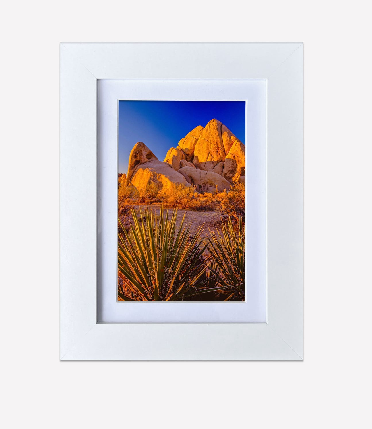 Picture Frame MDF White 5*7" Wall Mount & Tabletop Display, Pack of 6