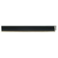 thumbnail image 1 of Picture Frame Moulding (Wood) 100Ft Bundle - Contemporary Black Finish - 1.25" Width - 1/2" Rabbet, 1 of 3