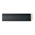 thumbnail image 1 of Picture Frame Moulding (Wood) 100Ft Bundle - Contemporary Black Finish - 1.5" Width - 1/2" Rabbet, 1 of 3