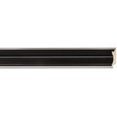 thumbnail image 1 of Picture Frame Moulding (Wood) 100Ft Bundle - Contemporary Black Finish - 1.75" Width - 1/2" Rabbet, 1 of 3