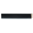 thumbnail image 1 of Picture Frame Moulding (Wood) 100Ft Bundle - Contemporary Black Finish - 2" Width - 9/16" Rabbet, 1 of 3