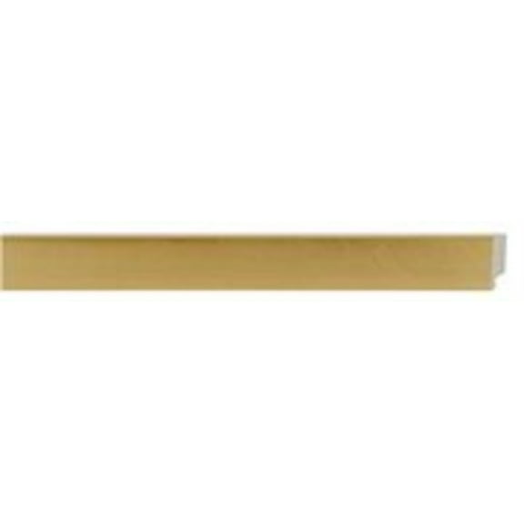Picture Frame Moulding (Wood) 100Ft Bundle - Contemporary Gold Finish - 1.25" Width - 1/2" Rabbet