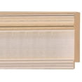 thumbnail image 1 of Picture Frame Moulding (Wood) 100Ft Bundle - Contemporary Silver Finish - 3.25" Width - 1" Rabbet, 1 of 3