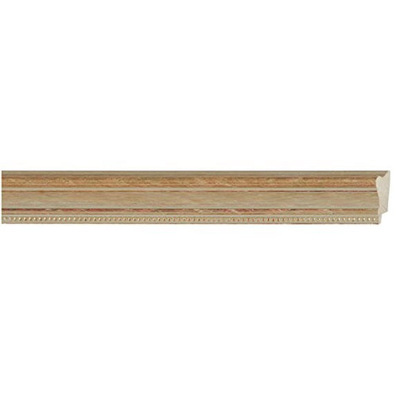 Picture Frame Moulding (Wood) 100Ft Bundle - Traditional Antique Gold Finish - 1.5" Width - 3/8"