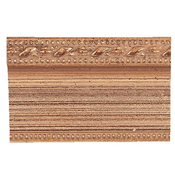Picture Frame Moulding (Wood) 100Ft Bundle - Traditional Antique Silver Finish - 1.5" Width - 3/8"