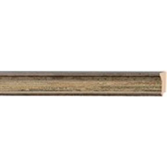 Picture Frame Moulding (Wood) 100Ft Bundle - Traditional Black Finish - 1.5" Width - 7/16" Rabbet