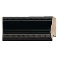 thumbnail image 1 of Picture Frame Moulding (Wood) 100Ft Bundle - Traditional Black Finish - 1" Width - 1/2" Rabbet, 1 of 3
