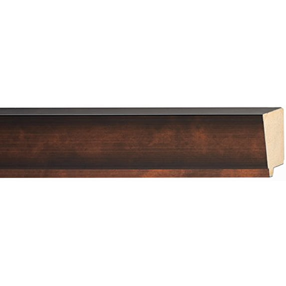 Picture Frame Moulding (Wood) 100Ft Bundle - Traditional Bronze Finish - 2.5" Width - 7/16" Rabbet