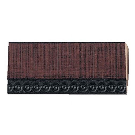 Picture Frame Moulding (Wood) 100Ft Bundle - Traditional Cherry Finish - 0.75" Width - 5/8" Rabbet